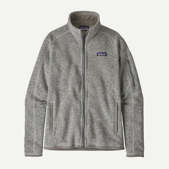 Patagonia Women's Better Sweater Fleece Jacket in Grey Birch White - Picture 2 of 6